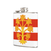 Vlag van Westmorland Hip Flask Heupfles (Links)