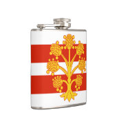 Vlag van Westmorland Hip Flask Heupfles (Rechts)