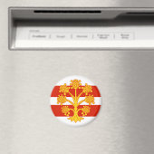 Vlag van Westmorland-magneet Magneet (Insitu (Vaatwasser))