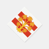 Vlag van Westmorland Paper Napkins Servet (Hoek)