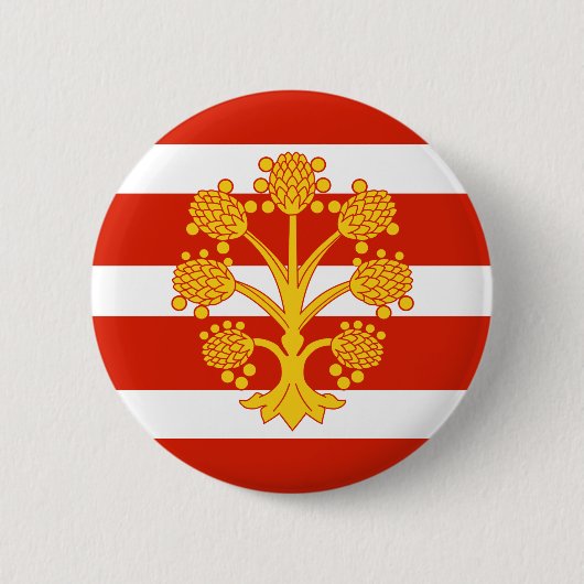 Vlag van Westmorland Pinback Button (Voorkant)
