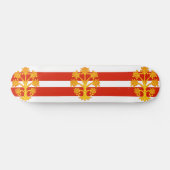 Vlag van Westmorland Skateboard (Horizontaal)