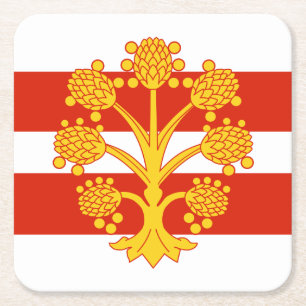 Vlag van Westmorland Square Paper Onderzetter
