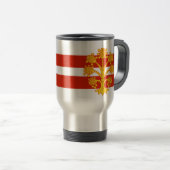 Vlag van Westmorland Travel Mug Reisbeker (Voorkant rechts)