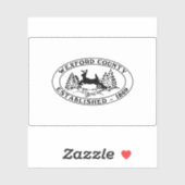 Vlag van Wexford County, Michigan Sticker (Vel)