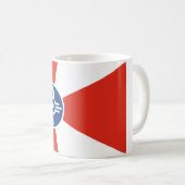 Vlag van Wichita (Kansas, Verenigde Staten) Koffiemok (Voorkant rechts)