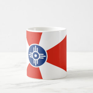 Vlag van Wichita (Kansas, Verenigde Staten) Koffiemok