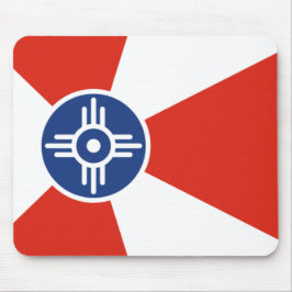 Vlag van Wichita (Kansas, Verenigde Staten) Muismat