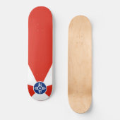 Vlag van Wichita (Kansas, Verenigde Staten) Persoonlijk Skateboard (Voorkant)