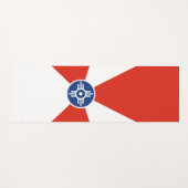 Vlag van Wichita (Kansas, Verenigde Staten) Yogamat (Voorkant (horizontaal))