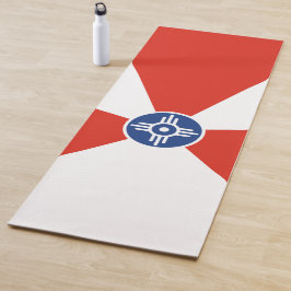 Vlag van Wichita (Kansas, Verenigde Staten) Yogamat