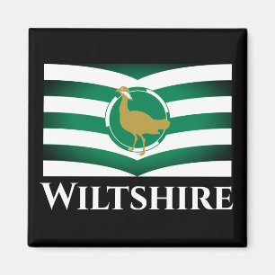 Vlag van Wiltshire - ENGELAND Magneet