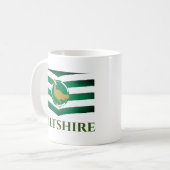 Vlag van Wiltshire - ENGLAND Koffiemok (Voorkant links)