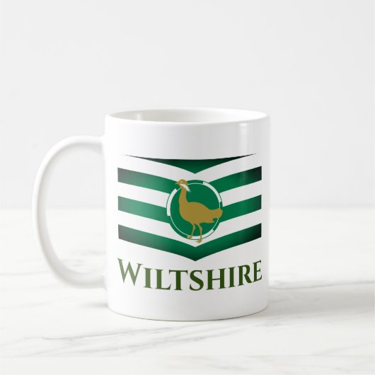 Vlag van Wiltshire - ENGLAND Koffiemok (Links)