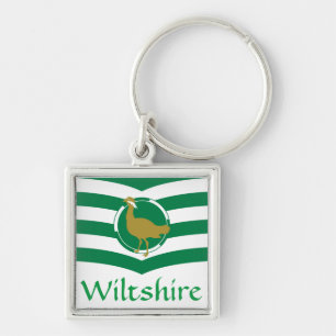 Vlag van Wiltshire - ENGLAND Sleutelhanger