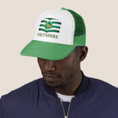 Vlag van Wiltshire - ENGLAND Trucker Pet (In situ)