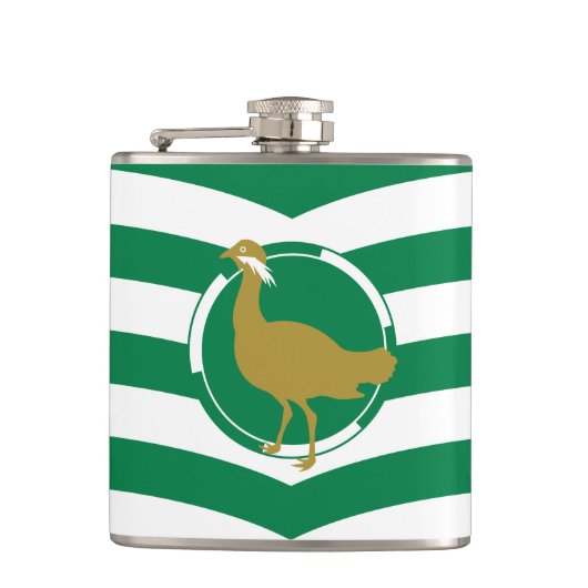 Vlag van Wiltshire Flask Heupfles (Voorkant)