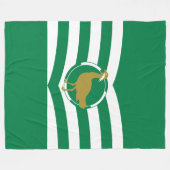 Vlag van Wiltshire Fleece Blanket Deken (Voorkant (Horizontaal))