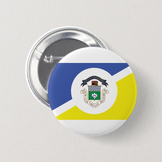 Vlag van Winnipeg, Button van Manitoba (Voorkant /achterkant)
