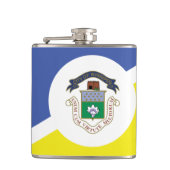 Vlag van Winnipeg, Manitoba Flask Heupfles (Voorkant)