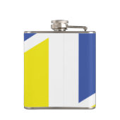 Vlag van Winnipeg, Manitoba Flask Heupfles (Achterkant)