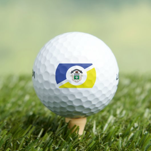 Vlag van Winnipeg, Manitoba Golf Balls Golfballen (Insitu Shirt)