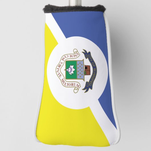 Vlag van Winnipeg, Manitoba Golfheadcover (Draai 90)