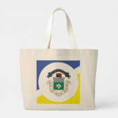 Vlag van Winnipeg, Manitoba  Grote Tote Bag (Achterkant)