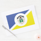 Vlag van Winnipeg, Manitoba Rechthoekige Sticker (Envelop)