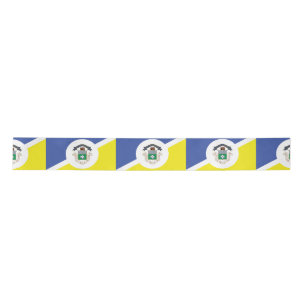 Vlag van Winnipeg, Manitoba Satin Ribbon Satijnen Lint