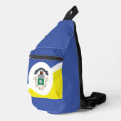 Vlag van Winnipeg, Manitoba Sling Bag (Rechterhoek)