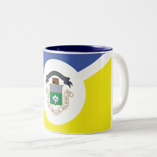 Vlag van Winnipeg, Manitoba Two-Tone Coffee Mok
