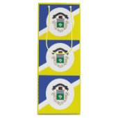 Vlag van Winnipeg, Manitoba Wine Gift Bag Wijn Cadeautas (Voorkant)