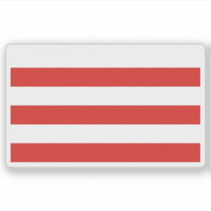 Vlag van Wismar, Duitsland Sticker