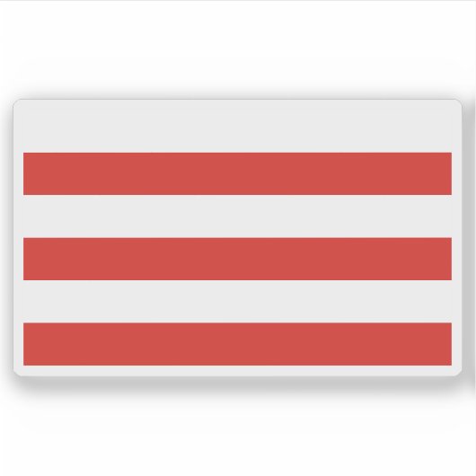 Vlag van Wismar, Duitsland Sticker (Voorkant)