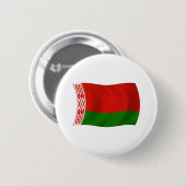 Vlag van Wit-Rusland knop Ronde Button 5,7 Cm (Voorkant /achterkant)
