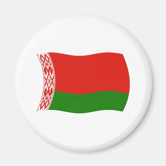 Vlag van Wit-Rusland magneet (Voorkant)