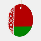 Vlag van Wit-Rusland Ornament (Rechts)