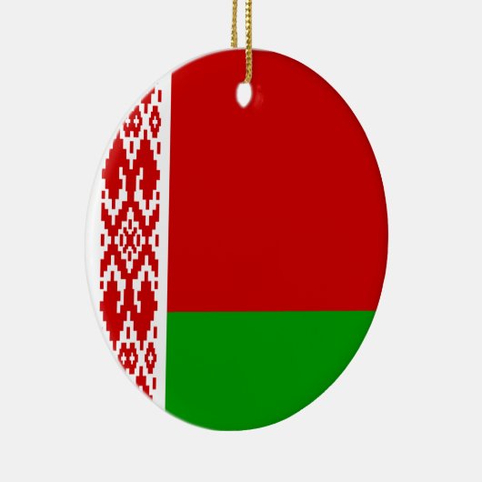 Vlag van Wit-Rusland Ornament (Rechts)