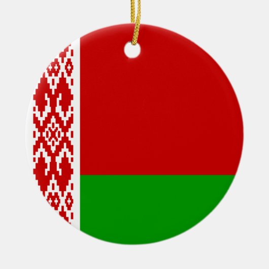 Vlag van Wit-Rusland Ornament (Voorkant)