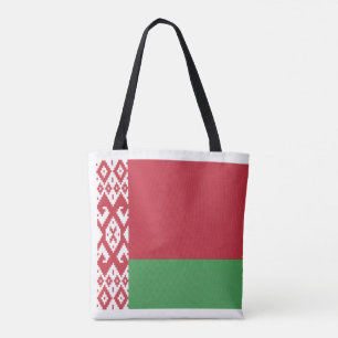 Vlag van Wit-Rusland, Wit-Russische vlag Tote Bag