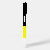 Vlag van Wolgadeutsche (zwart-gele/witte versie) Case-Mate iPhone Case (Achterkant / Rechts)