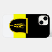 Vlag van Wolgadeutsche (zwart-gele/witte versie) Case-Mate iPhone Case (Achterkant (horizontaal))
