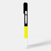 Vlag van Wolgadeutsche (zwart-gele/witte versie) Case-Mate iPhone Case (Achterkant / Links)