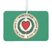 vlag van Worcester Luchtverfrisser (Achterkant)