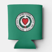 Vlag van Worcester, Massachusetts Koelbox Blikjeskoeler (Achterkant)