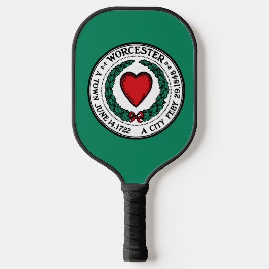 Vlag van Worcester, Massachusetts Pickleball Paddle (Voorkant)