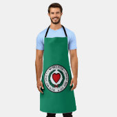 Vlag van Worcester, Massachusetts Schort (Gedragen)