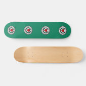 Vlag van Worcester, Massachusetts Skateboard (Horizontaal)