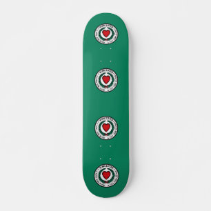 Vlag van Worcester, Massachusetts Skateboard